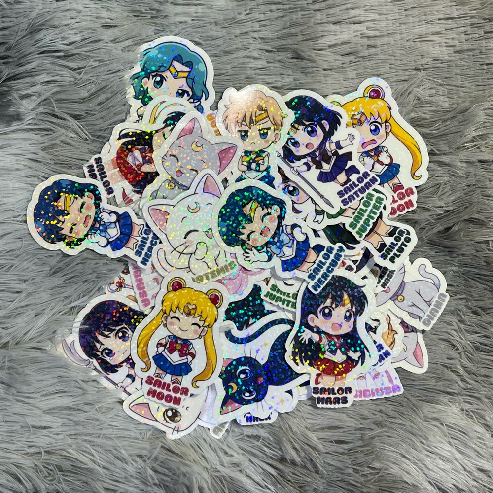 Sailor Moon Set of 20 Mystery Stickers Pack